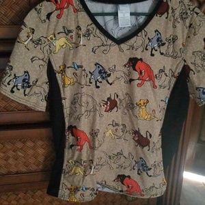 Lion king Scrub top